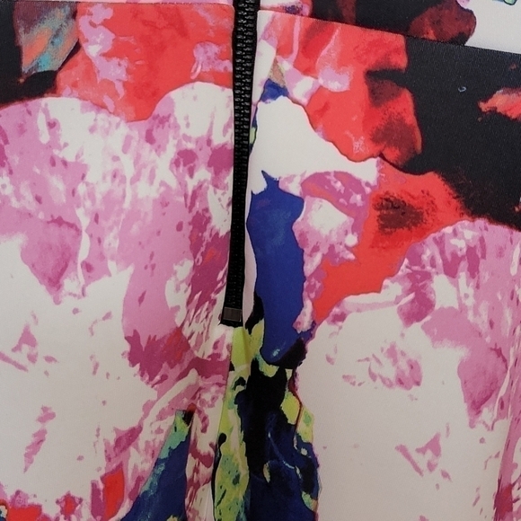 MILLY Scuba A Line Summer Floral Dress - Picture 8 of 11